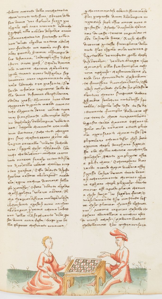 Decamerón, Una andanada de leña verde: Anichino y Beatrice Galluzzi , Séptimo día, relato 7. de Giovanni Boccaccio