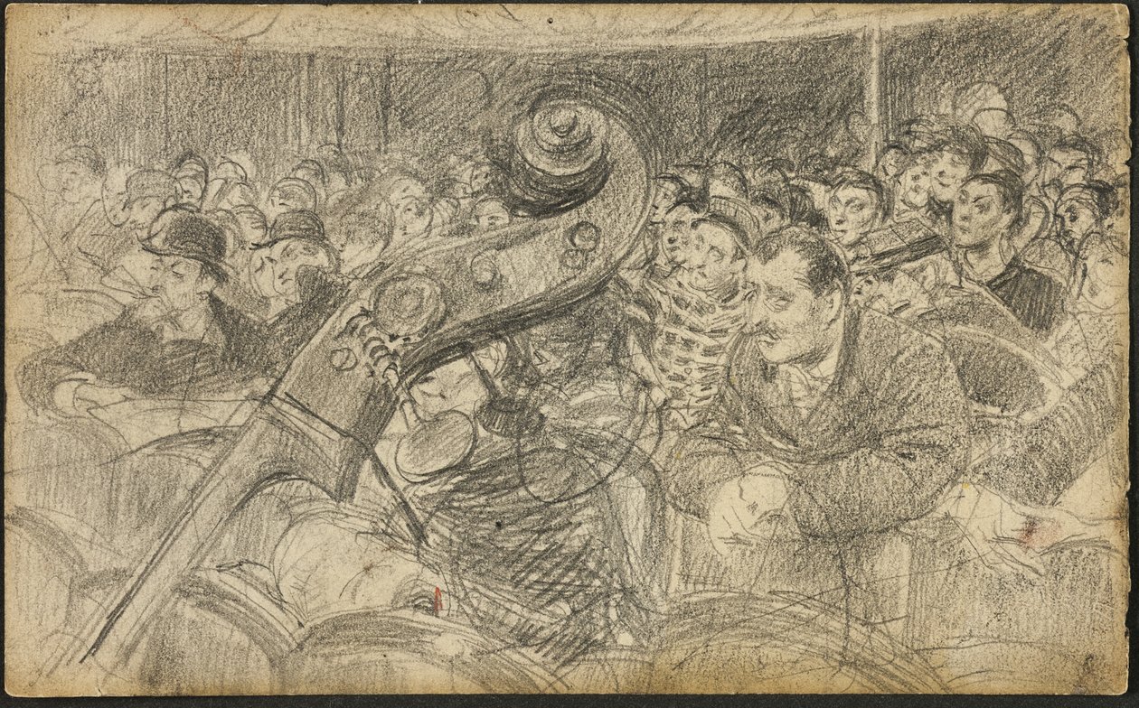 Audiencia en un teatro parisino II de Giovanni Boldini