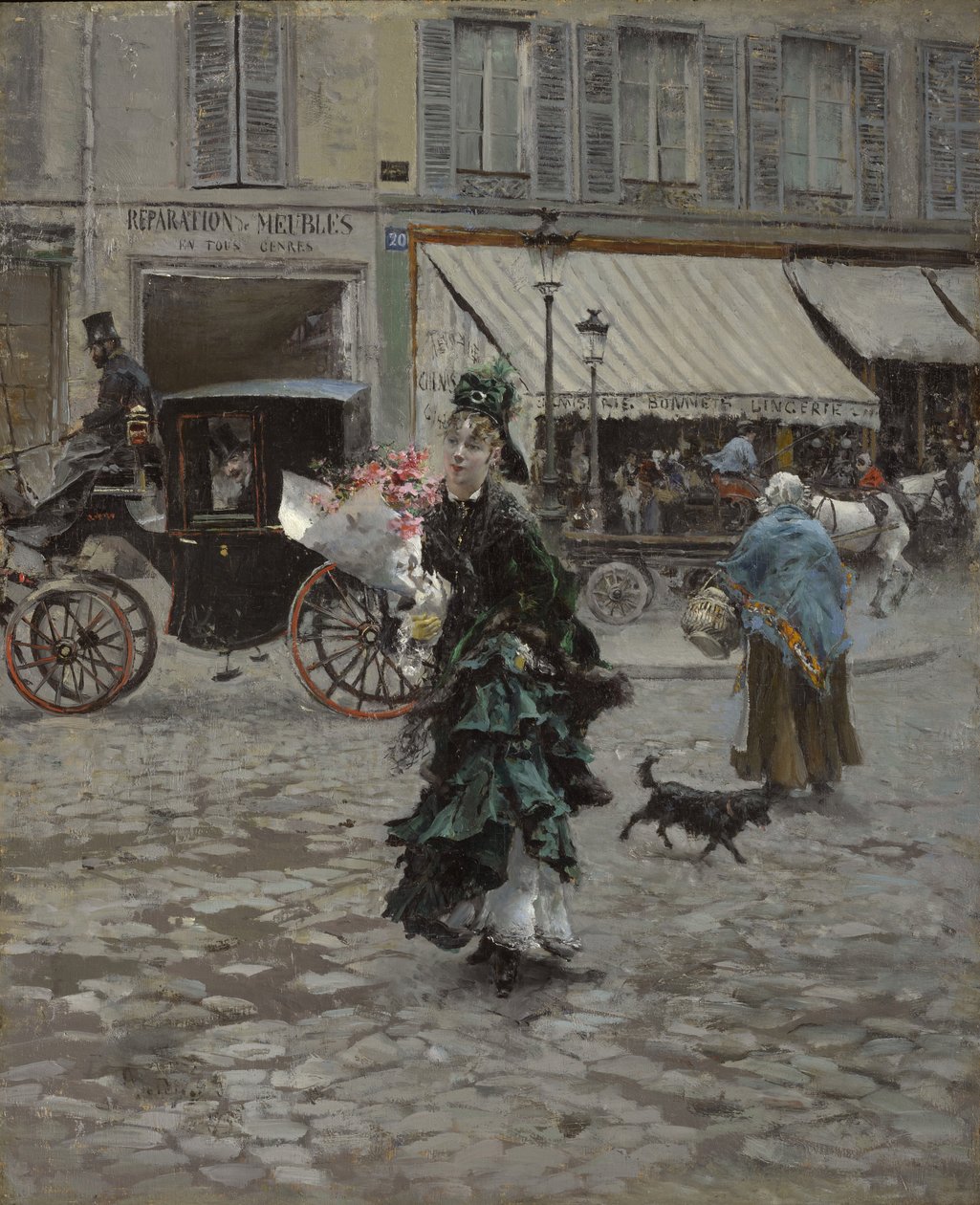 Cruzando la Calle de Giovanni Boldini