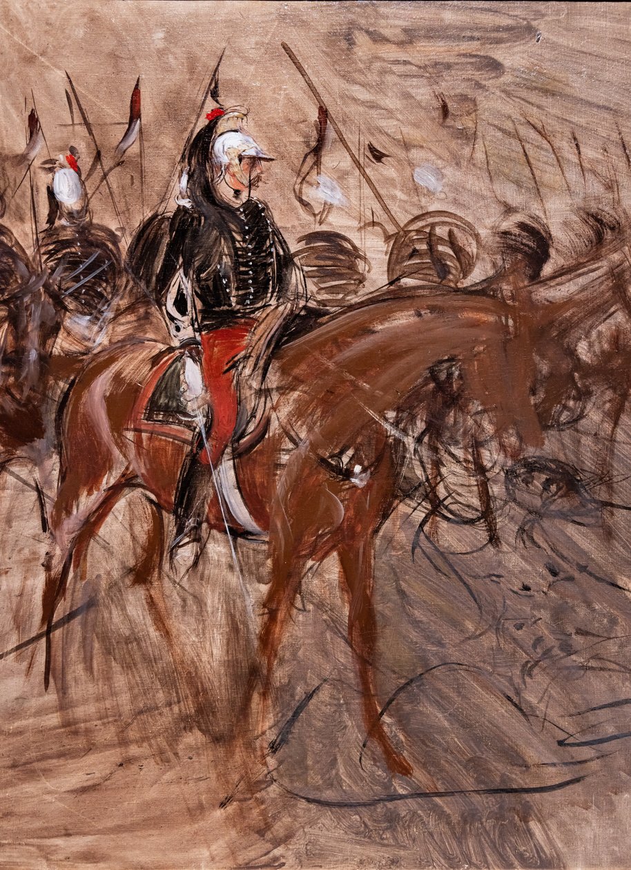 Dragones a caballo de Giovanni Boldini