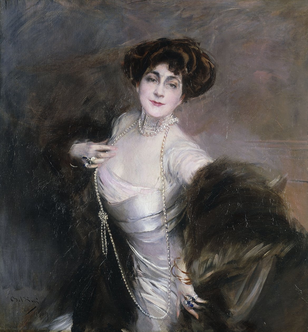 Retrato de Díaz Albertini, 1909 de Giovanni Boldini