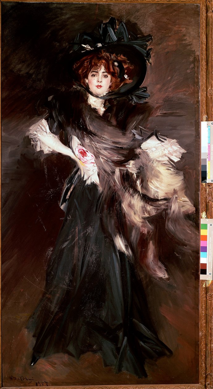 Retrato de Mademoiselle Lantelme de Giovanni Boldini