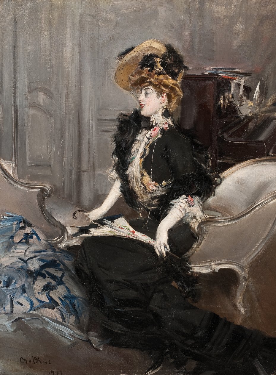 Retrato de Mme. R.L., 1901 de Giovanni Boldini