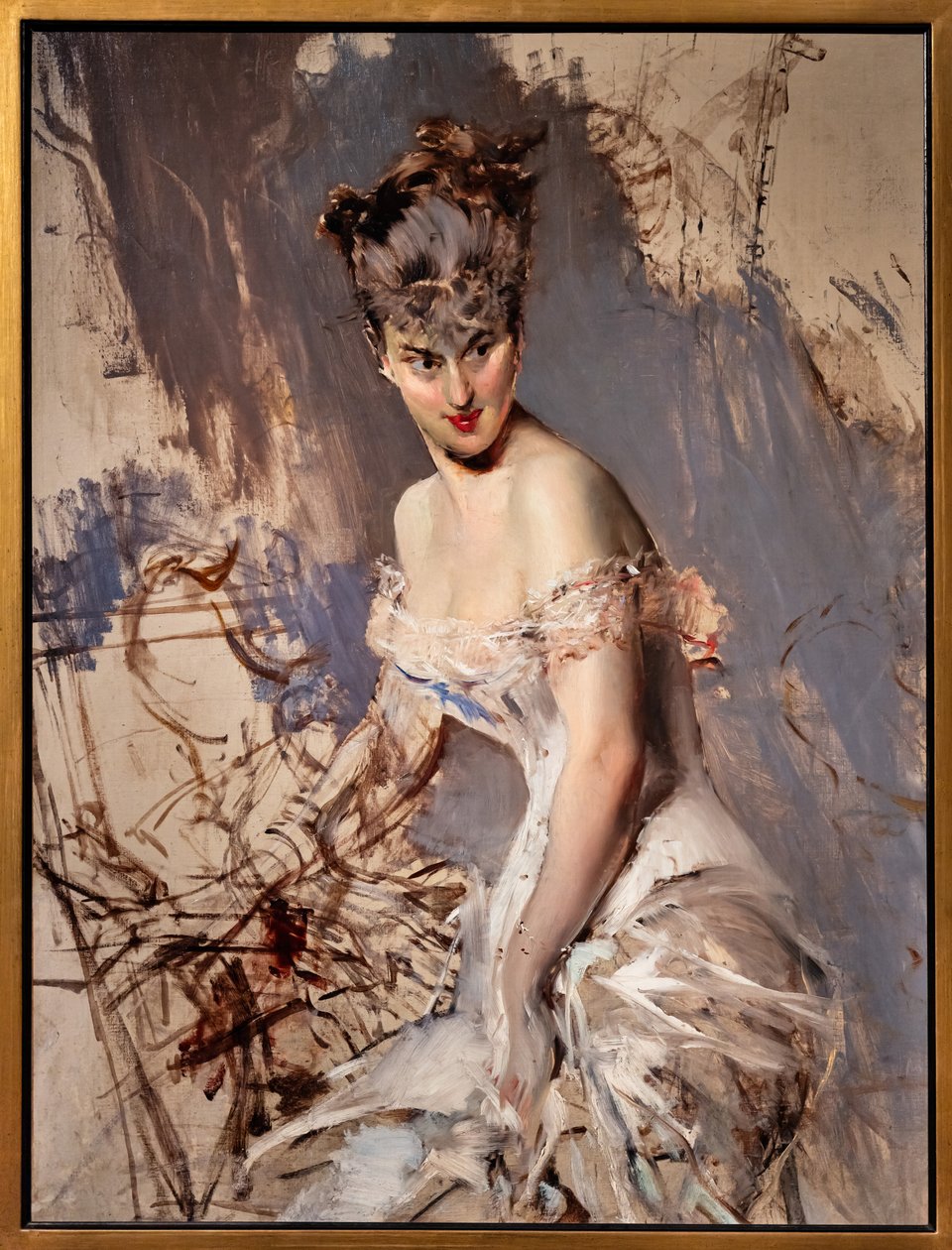 Retrato de la actriz Alice Regnault de Giovanni Boldini