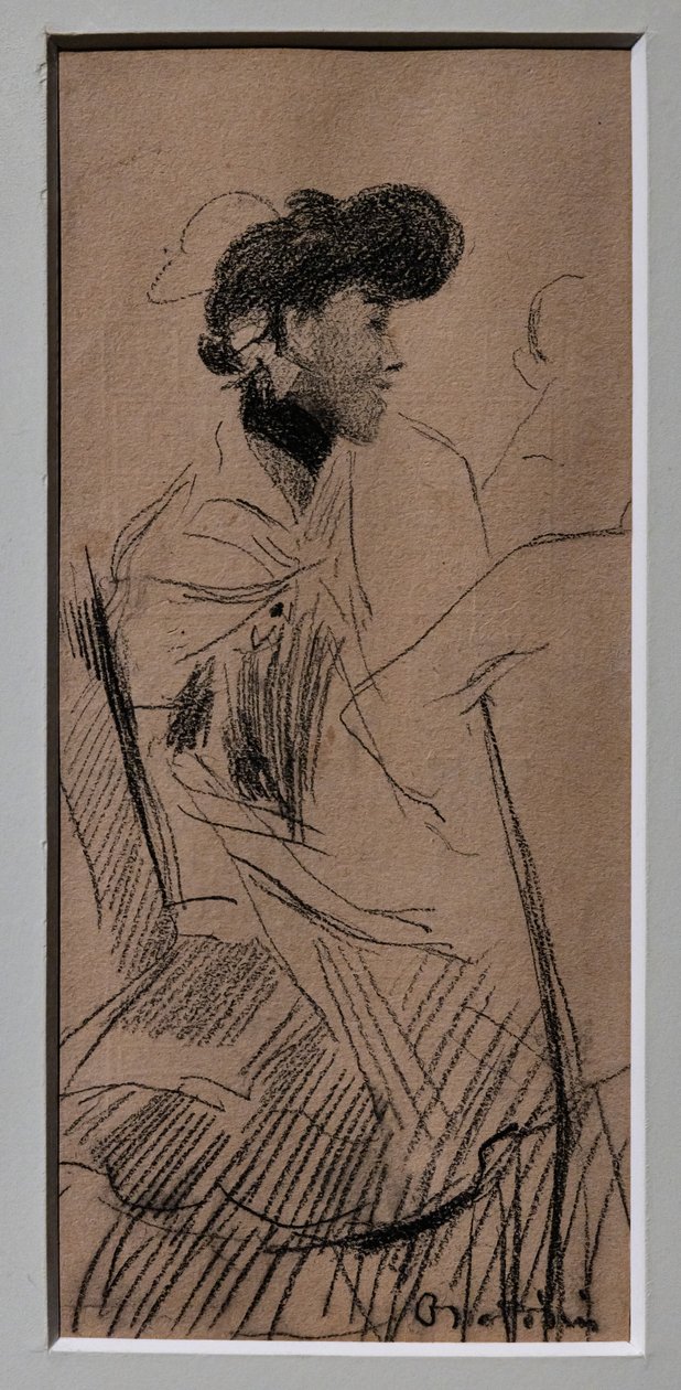 Mujer elegante sentada de Giovanni Boldini