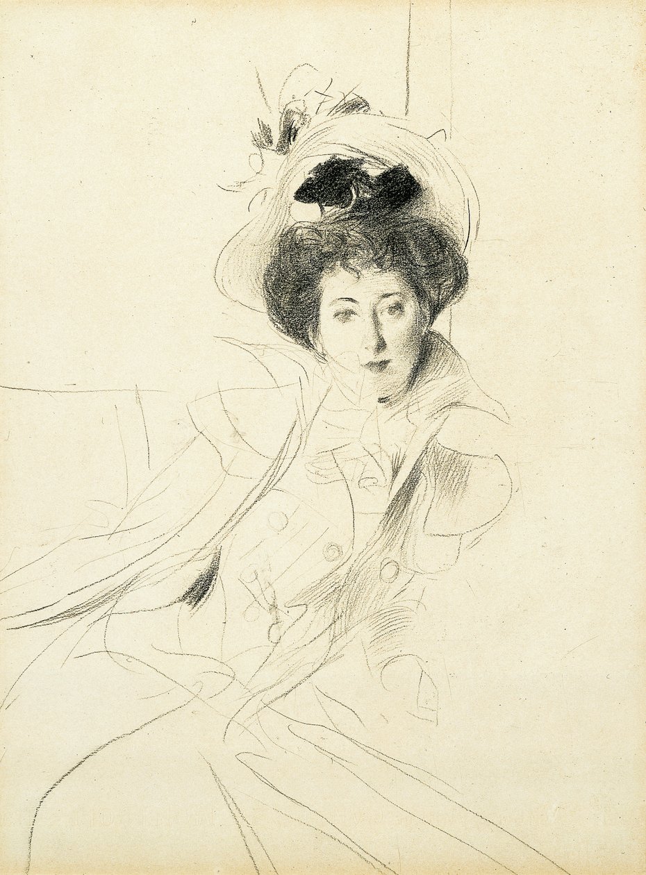 Estudio de la princesa Niscemi de Giovanni Boldini