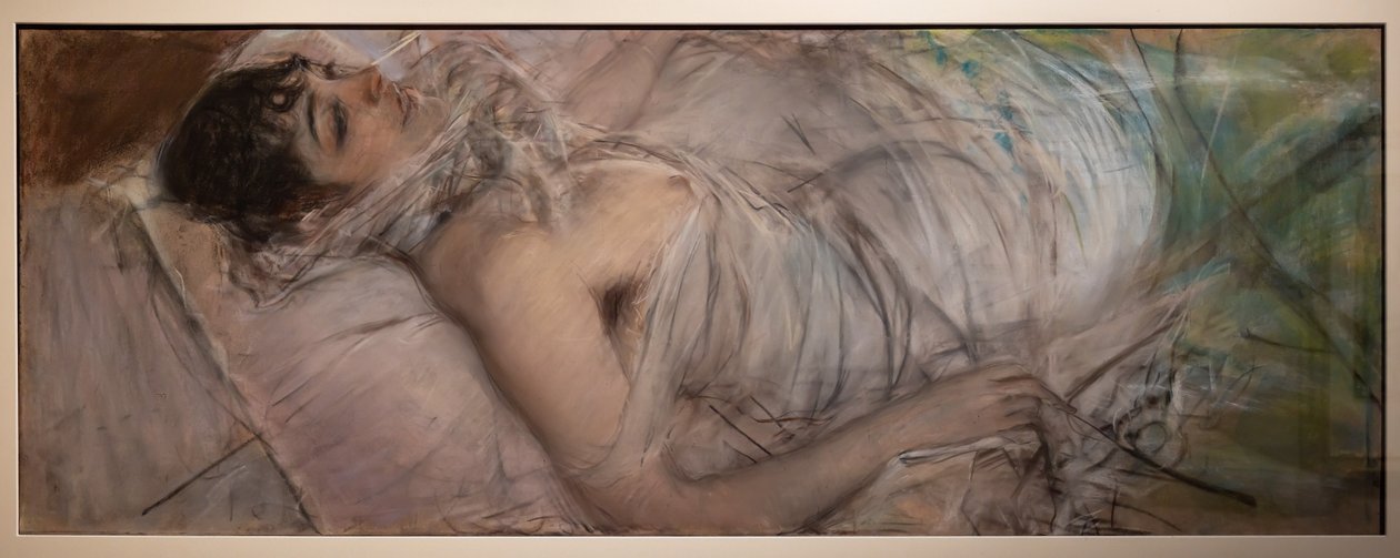 La condesa de Rasty reclinada de Giovanni Boldini