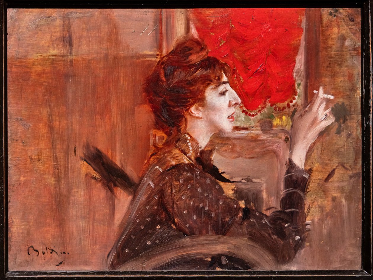 El telón rojo de Giovanni Boldini