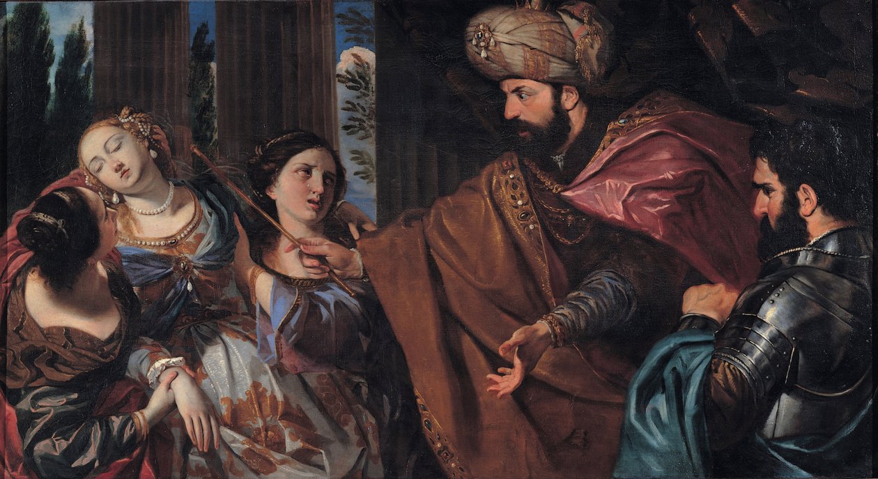 Ester ante Asuero, entre 1660 y 1670 de Giovanni Bonatti