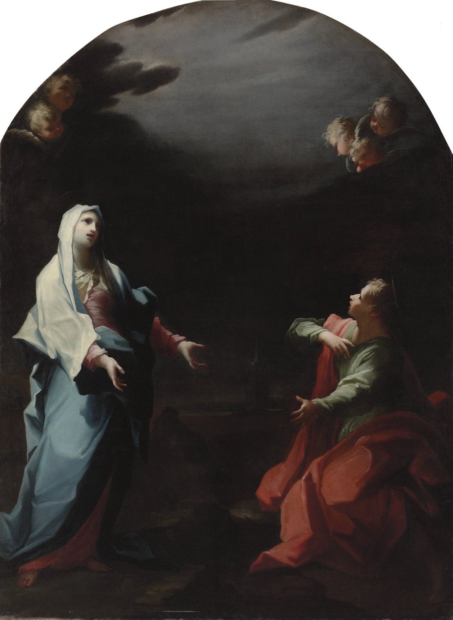 La Virgen y San Juan Evangelista de Giovanni Camillo Sagrestani