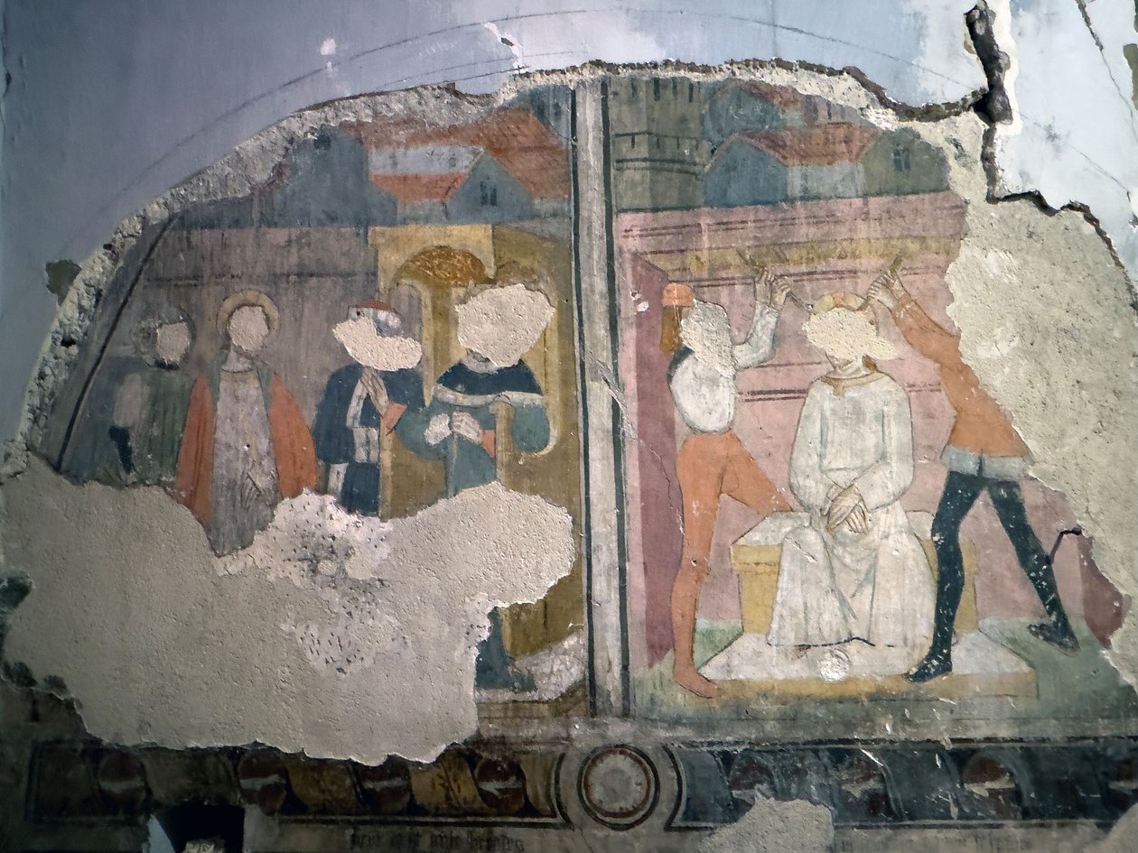 Oratorio de la Capilla de los Penitentes Blancos, Tende, 2024 (foto) de Giovanni Canavesio