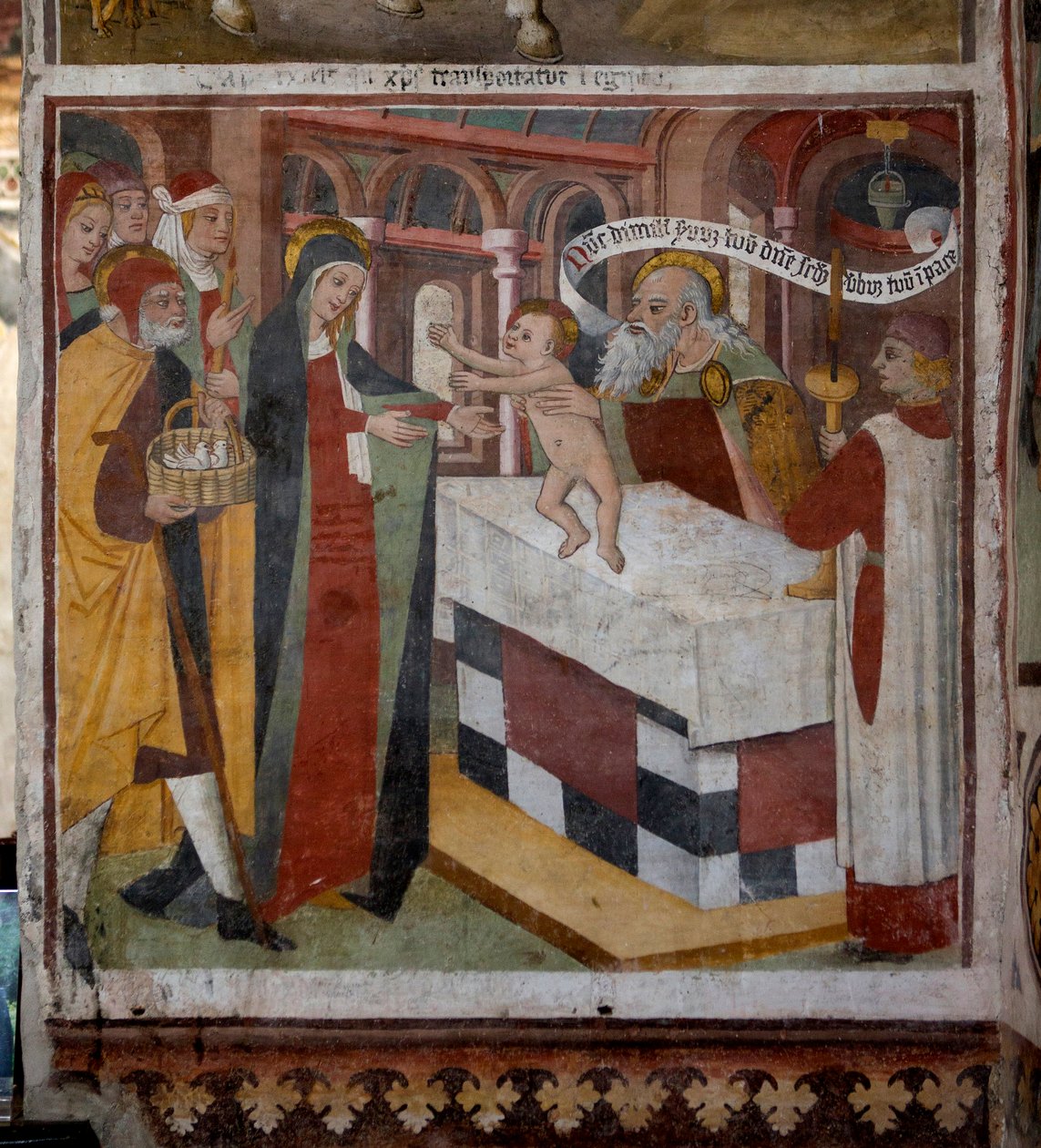 Presentación de Jesús en el Templo, 1492 de Giovanni Canavesio