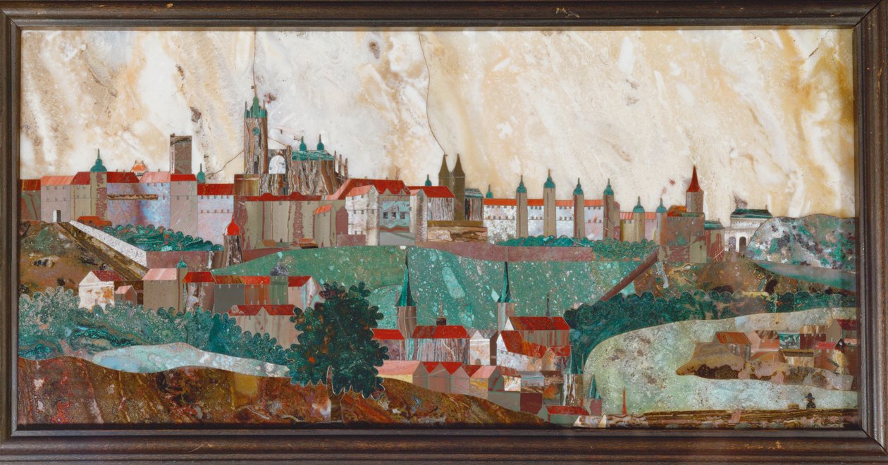 El Hradschin, Praga Mosaico de piedras preciosas ... (mosaico) de Giovanni Castrucci