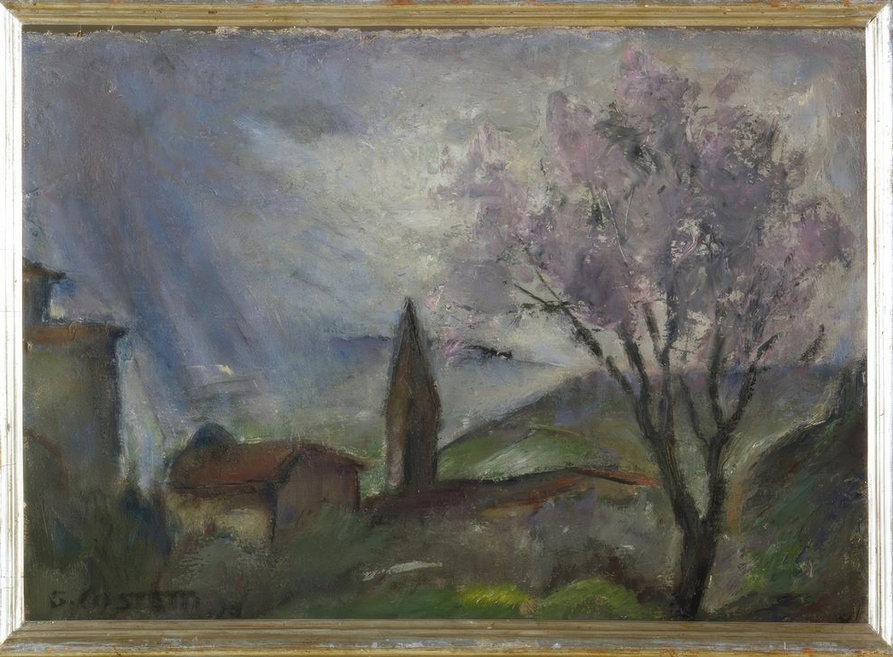 País con árboles de Giovanni Costetti
