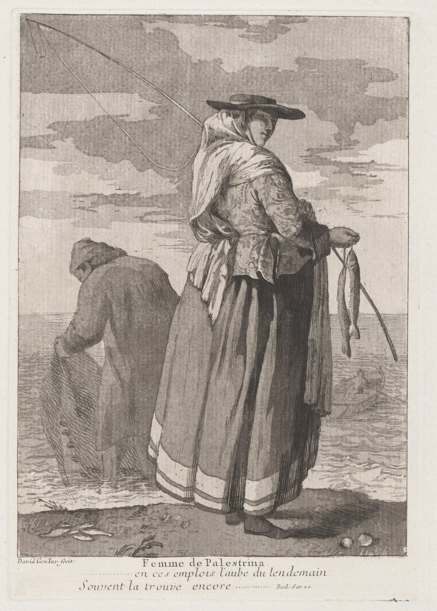Femme de Palestrina (Mujer de Pellestrina) de Giovanni David