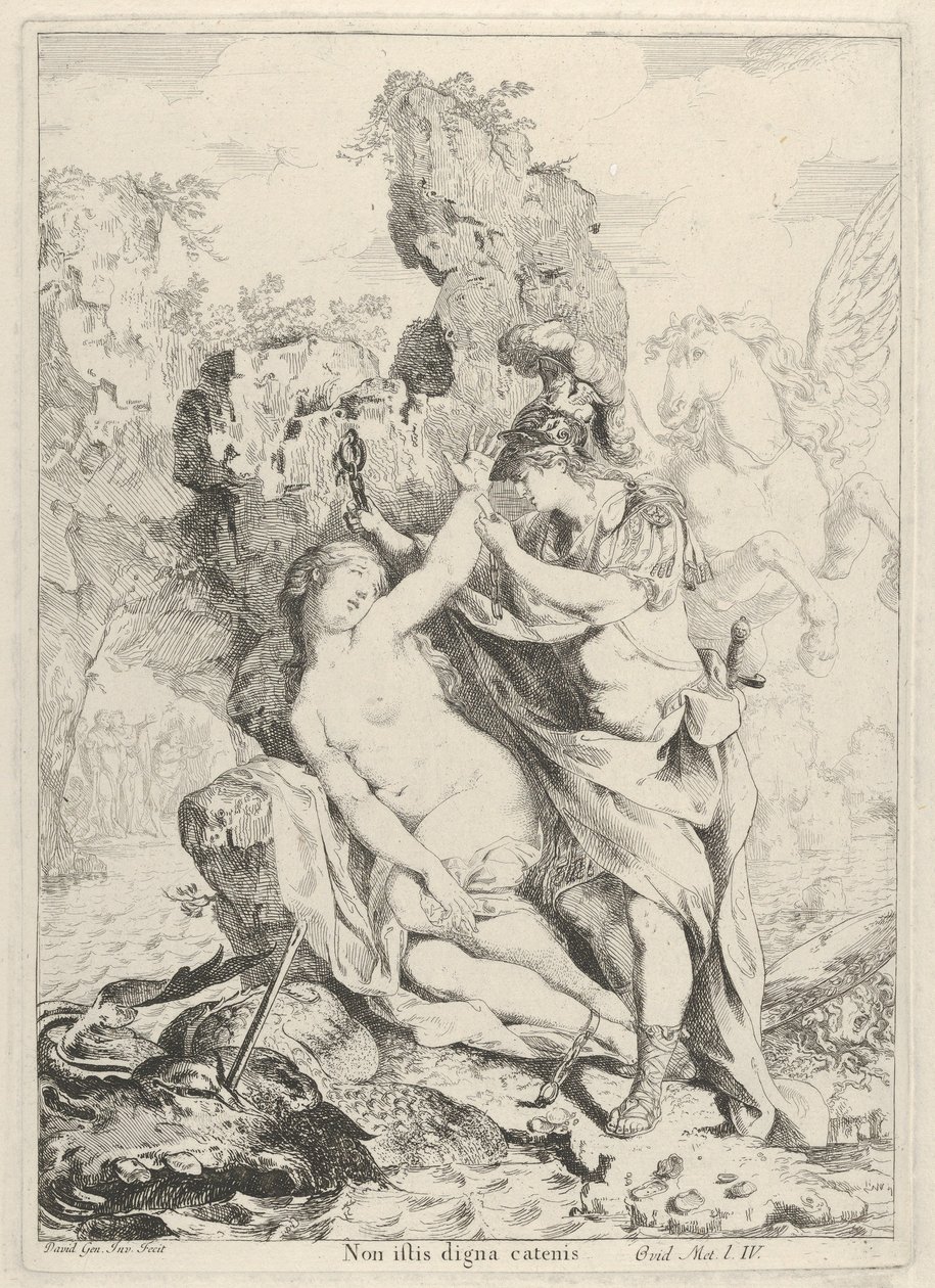 Perseo salvando a Andrómeda, 1775 de Giovanni David