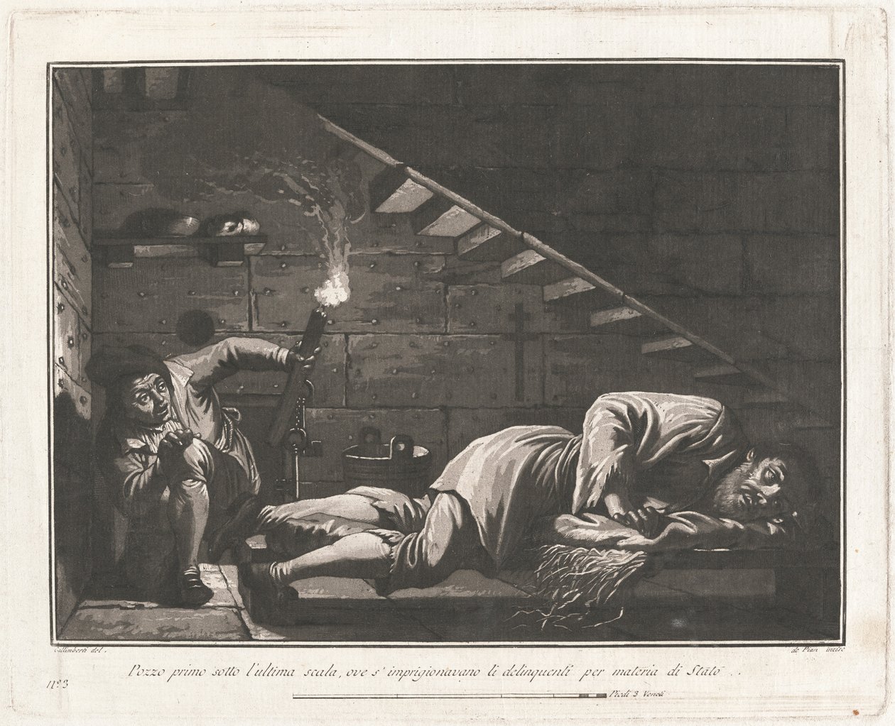 El "Pozo" para los Violadores de la Ley Estatal de Giovanni De Pian, after Francesco Galimberti