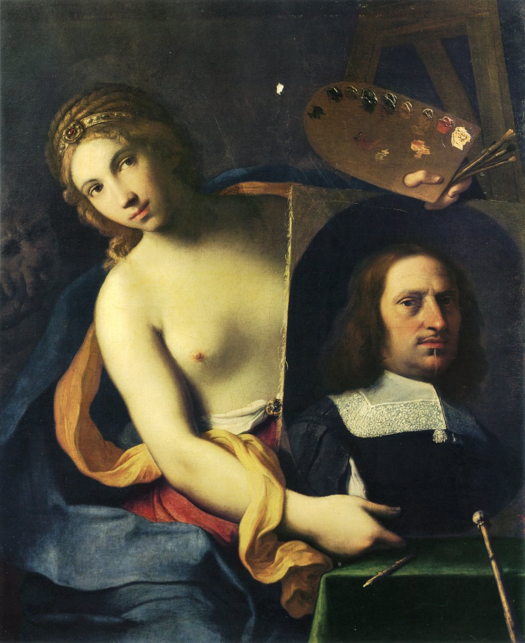 Alegoría de la pintura de Giovanni Domenico Cerrini