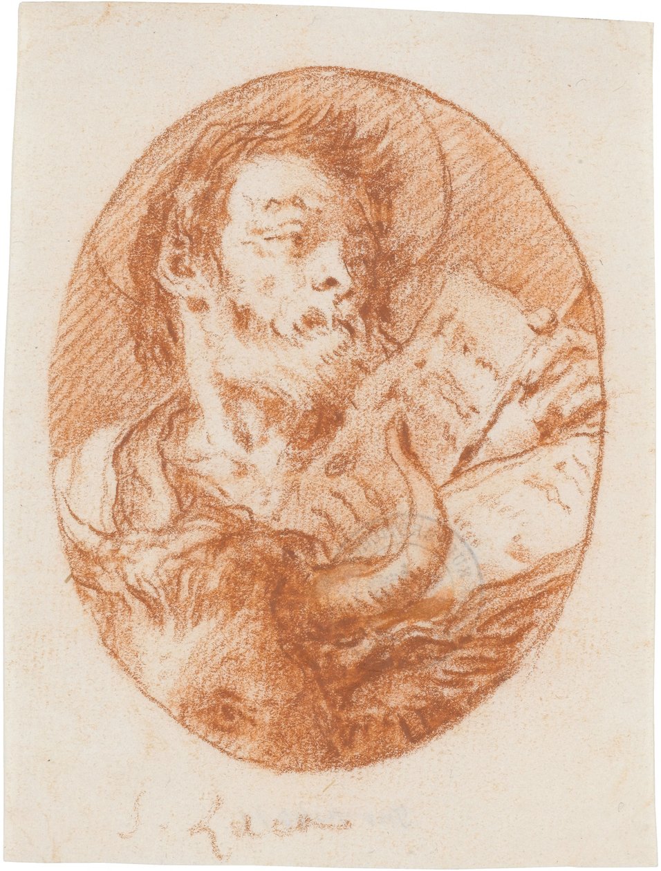 Der heilige Lukas de Giovanni Domenico Tiepolo