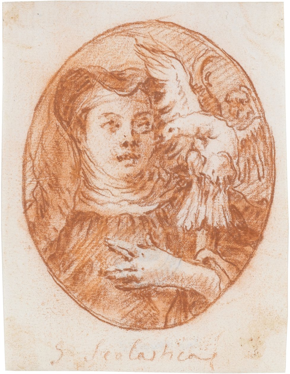 Die hl. Scholastika de Giovanni Domenico Tiepolo