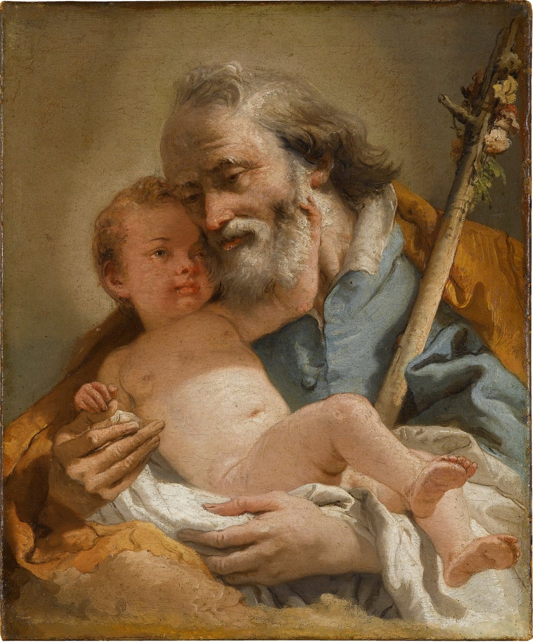 San José con el Niño Jesús de Giovanni Domenico Tiepolo