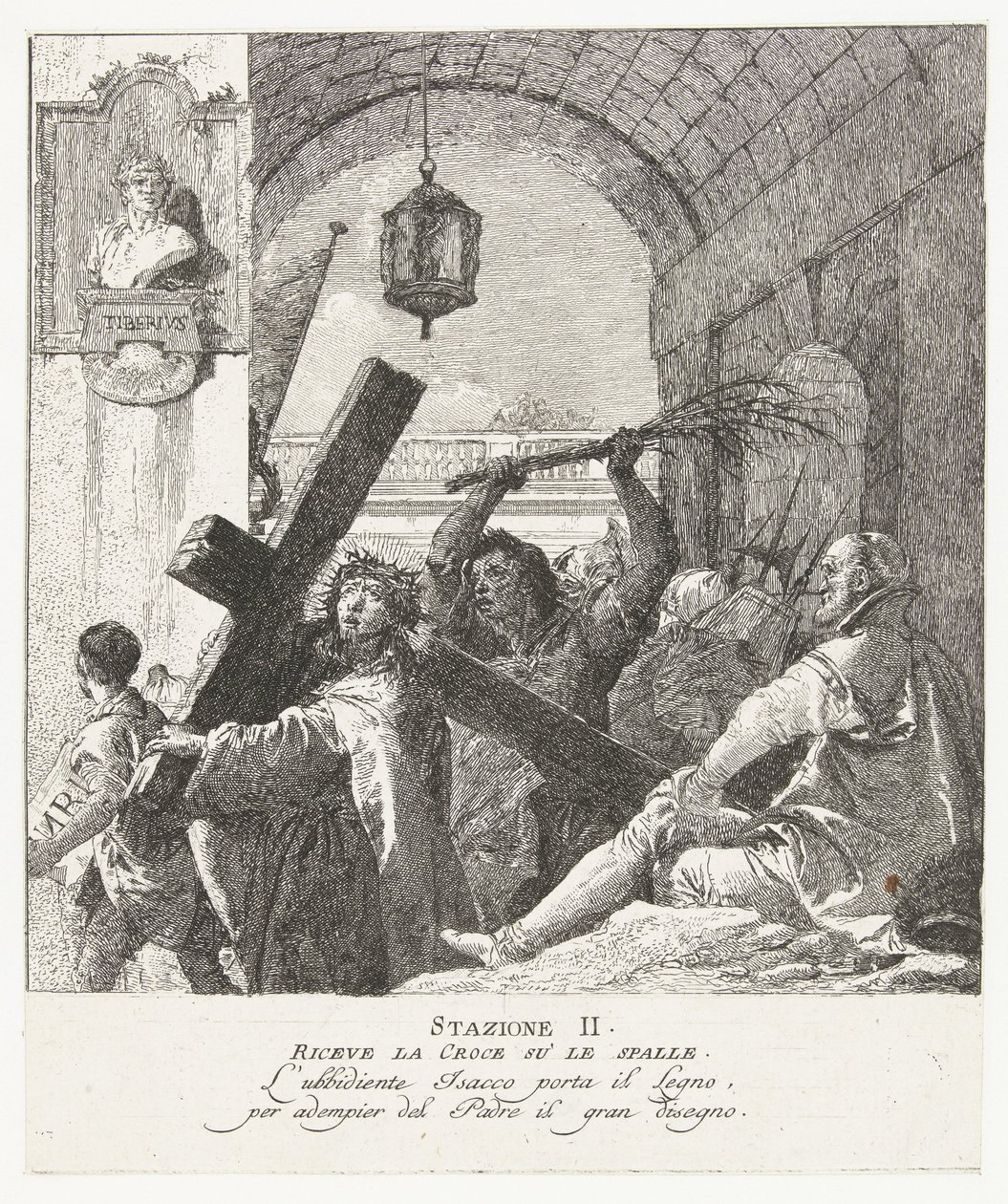La cruz de Cristo de Giovanni Domenico Tiepolo