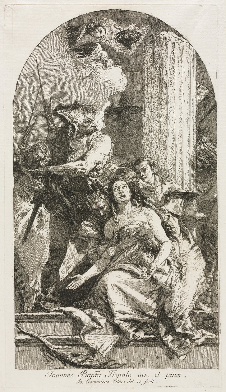 Martirio de Santa Águeda de Giovanni Domenico Tiepolo