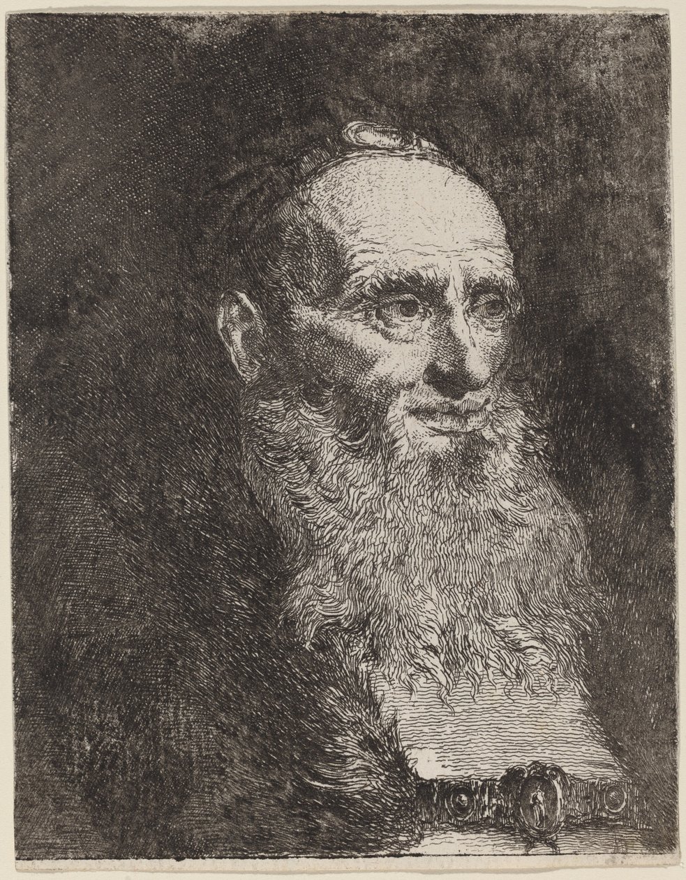 Anciano con barba de Giovanni Domenico Tiepolo