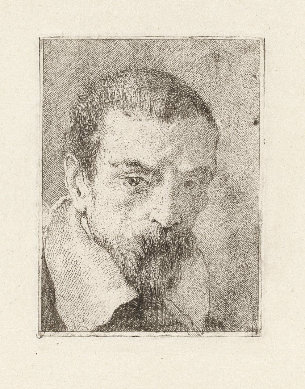 Viejo con barba y cabeza descubierta, de la Raccolta di Teste (Colección de cabezas) de Giovanni Domenico Tiepolo