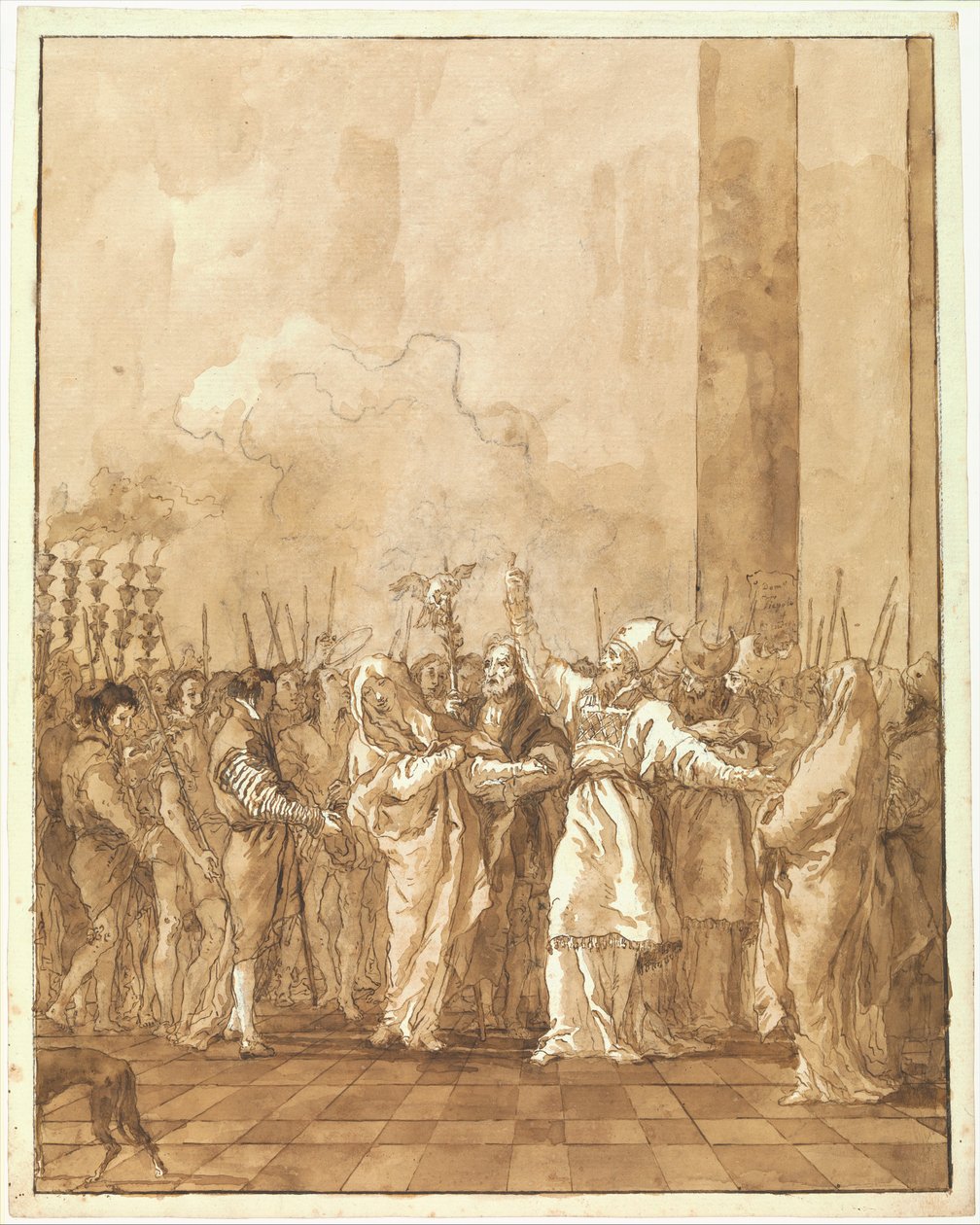 Die Verlobung der Jungfrau de Giovanni Domenico Tiepolo