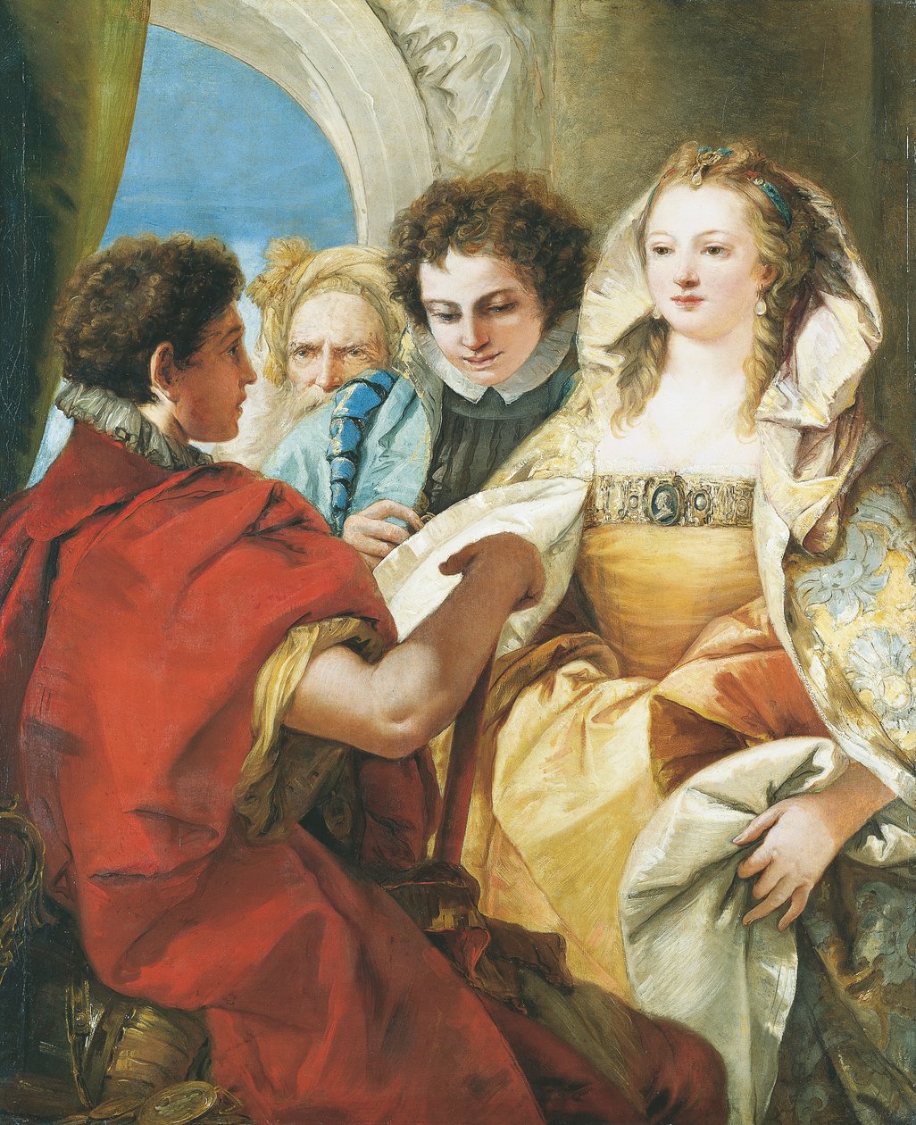 La moderación de Escipión de Giovanni Domenico Tiepolo
