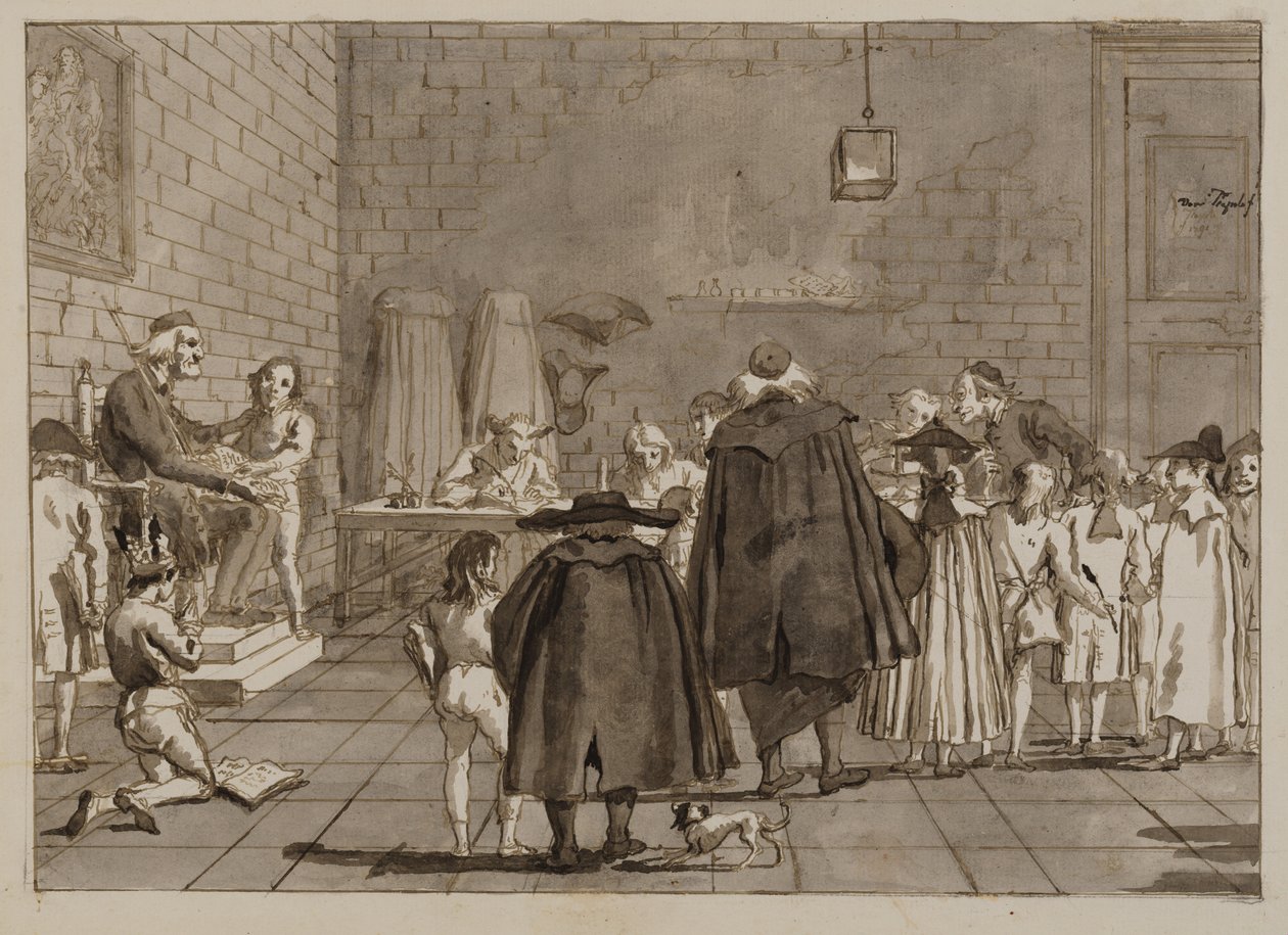 La escuela de Giovanni Domenico Tiepolo