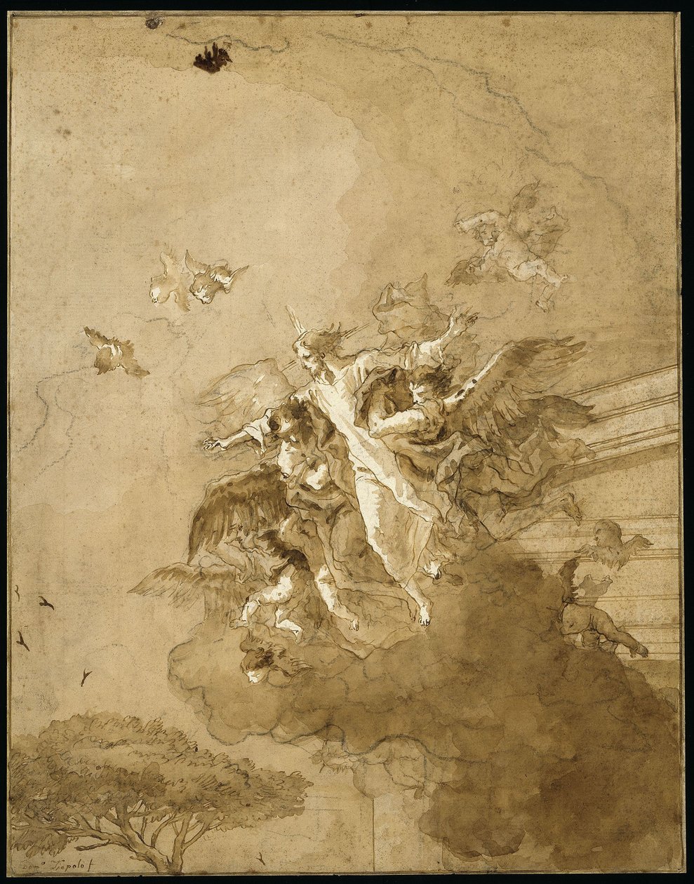 Triunfo de la Resurrección de Cristo de Giovanni Domenico Tiepolo