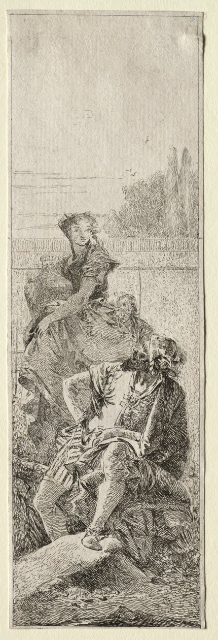 Dos campesinos de Giovanni Domenico Tiepolo