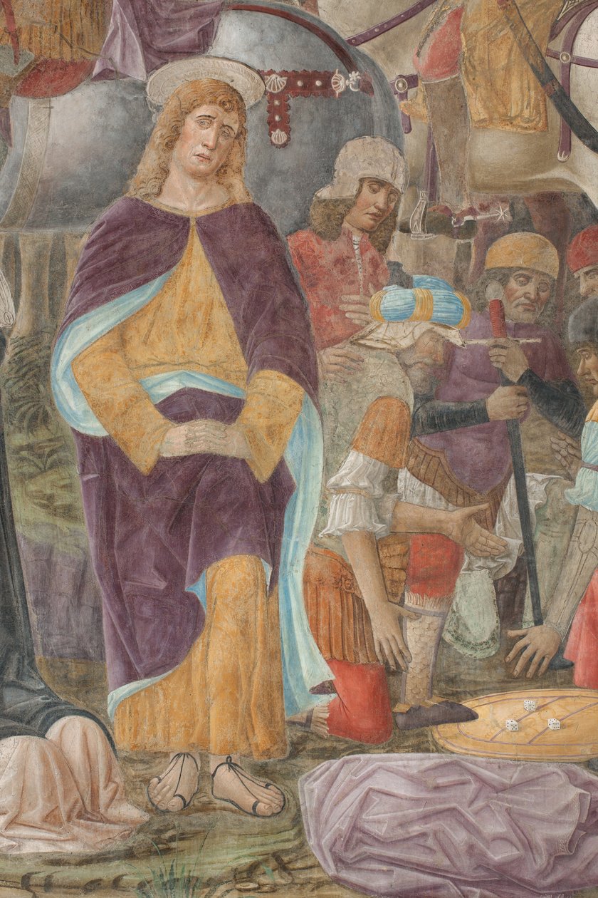 Milán, Refectorio del Cenáculo Vinciano, Donato Montorfano, Crucifixión de Cristo de Giovanni Donato Montorfano
