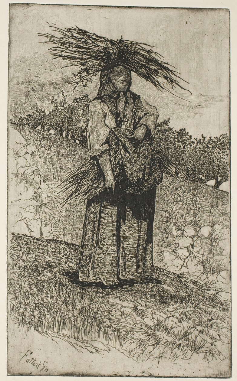 Boscaiola de Giovanni Fattori