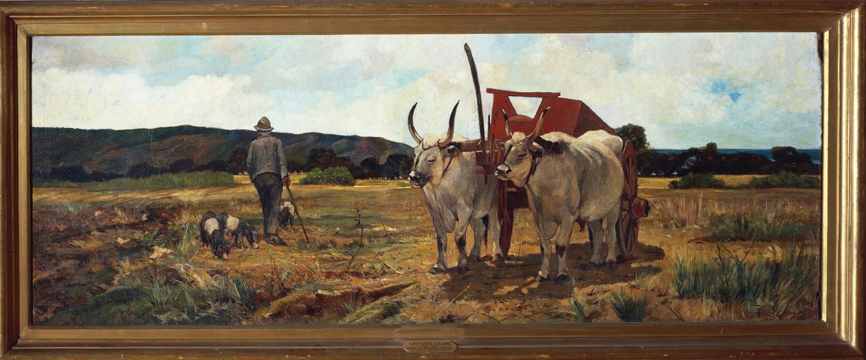 Italia, Florencia, Maremma Toscana, circa 1894 de Giovanni Fattori
