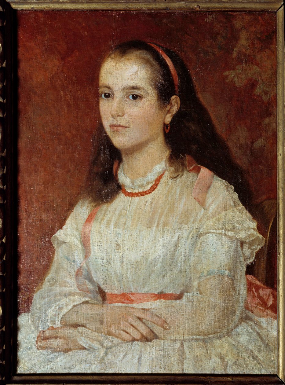 Retrato de la señorita Soccoli de Giovanni Fattori