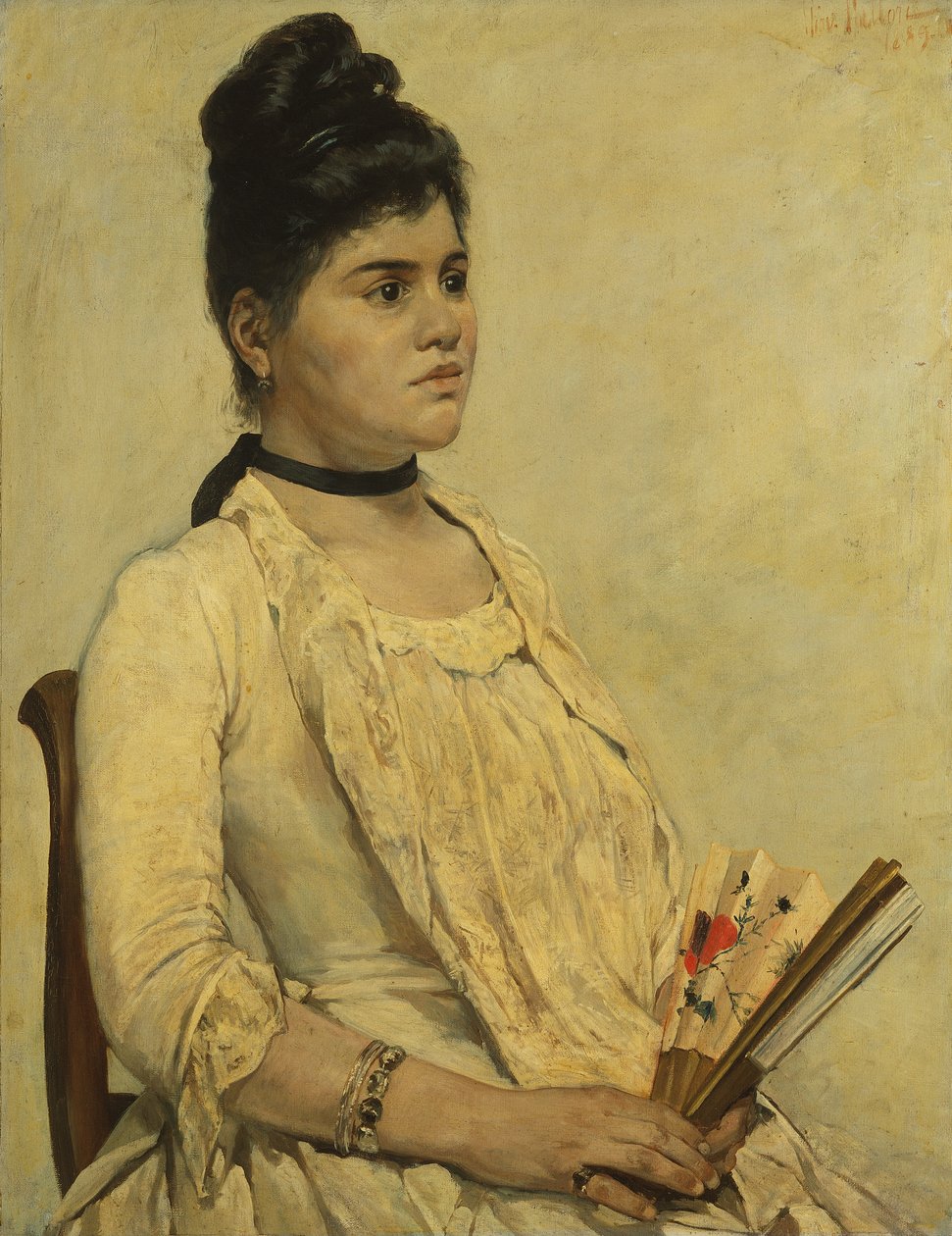 Retrato de la hijastra de Giovanni Fattori