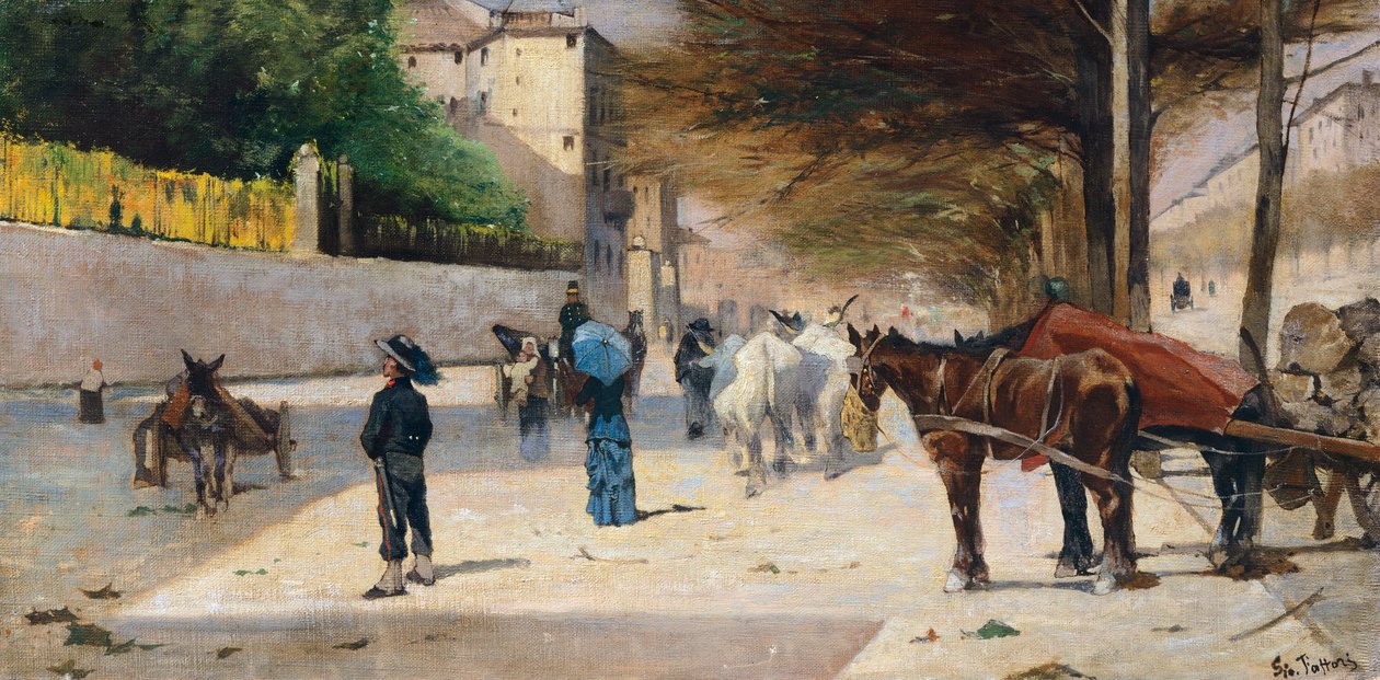 Avenida del Príncipe Amedeo de Giovanni Fattori