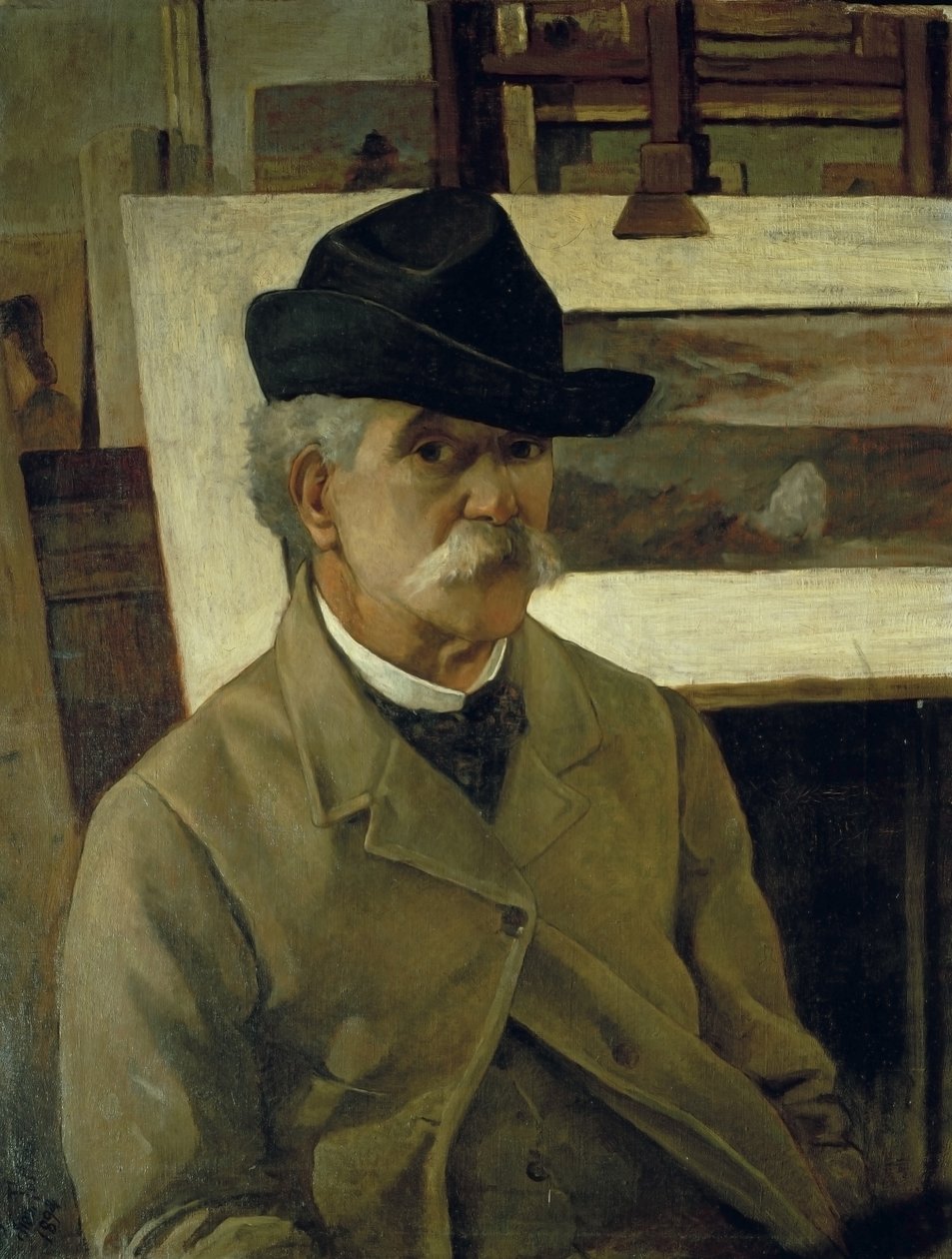 Autorretrato de Giovanni Fattori
