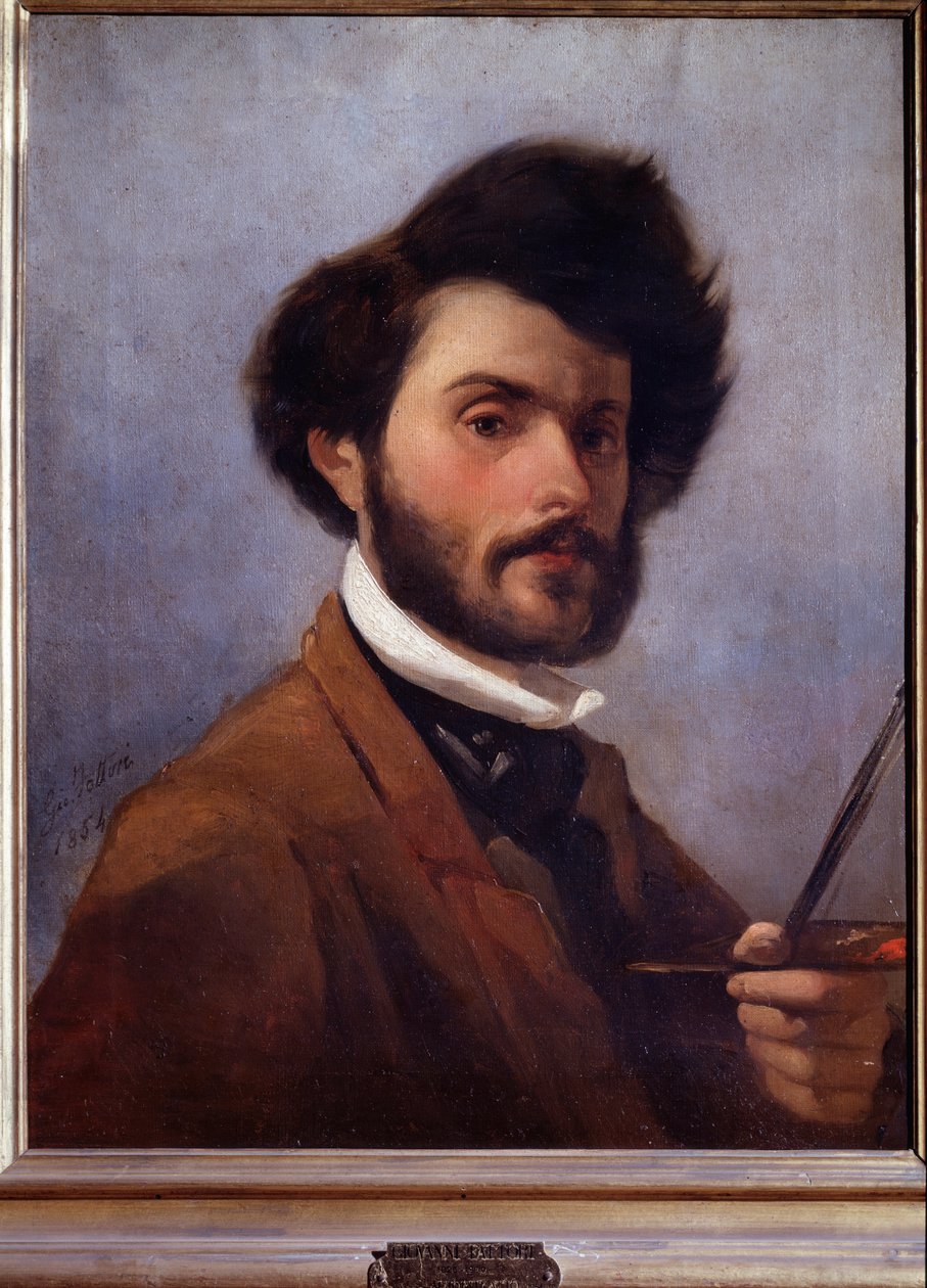 Autorretrato a los 29 años de Giovanni Fattori
