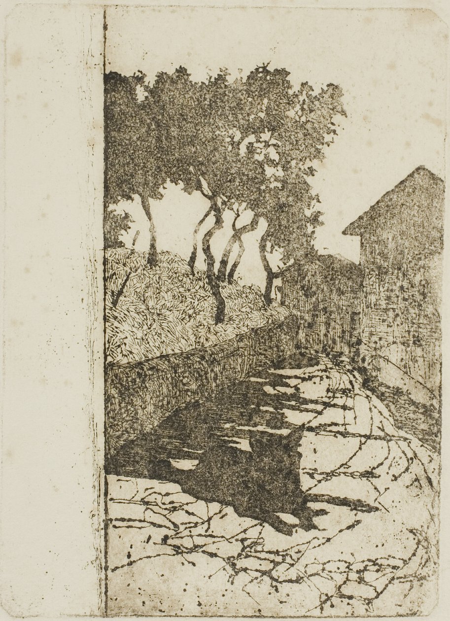 El perro negro de Giovanni Fattori