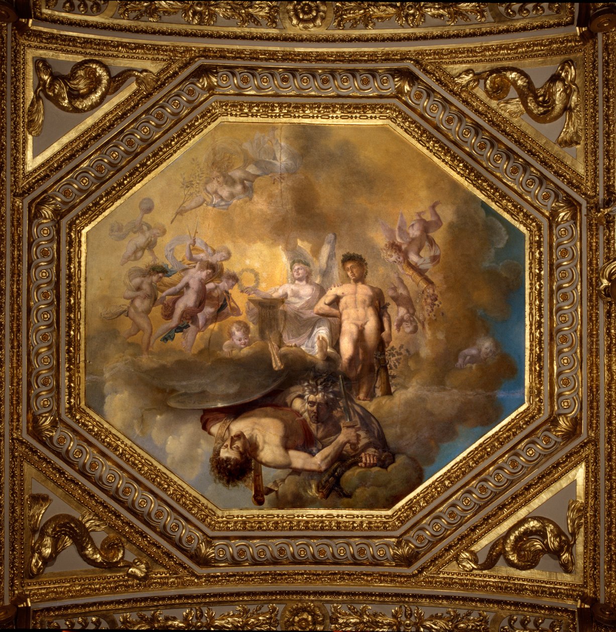Perseo matando a la Medusa de Giovanni Francesco Romanelli