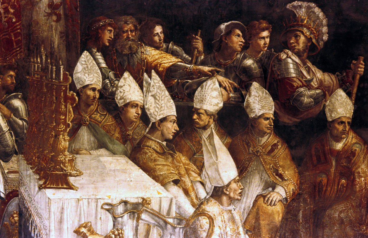 La coronación de Carlomagno de Giovanni Francesco (c.1488 1528) Penni