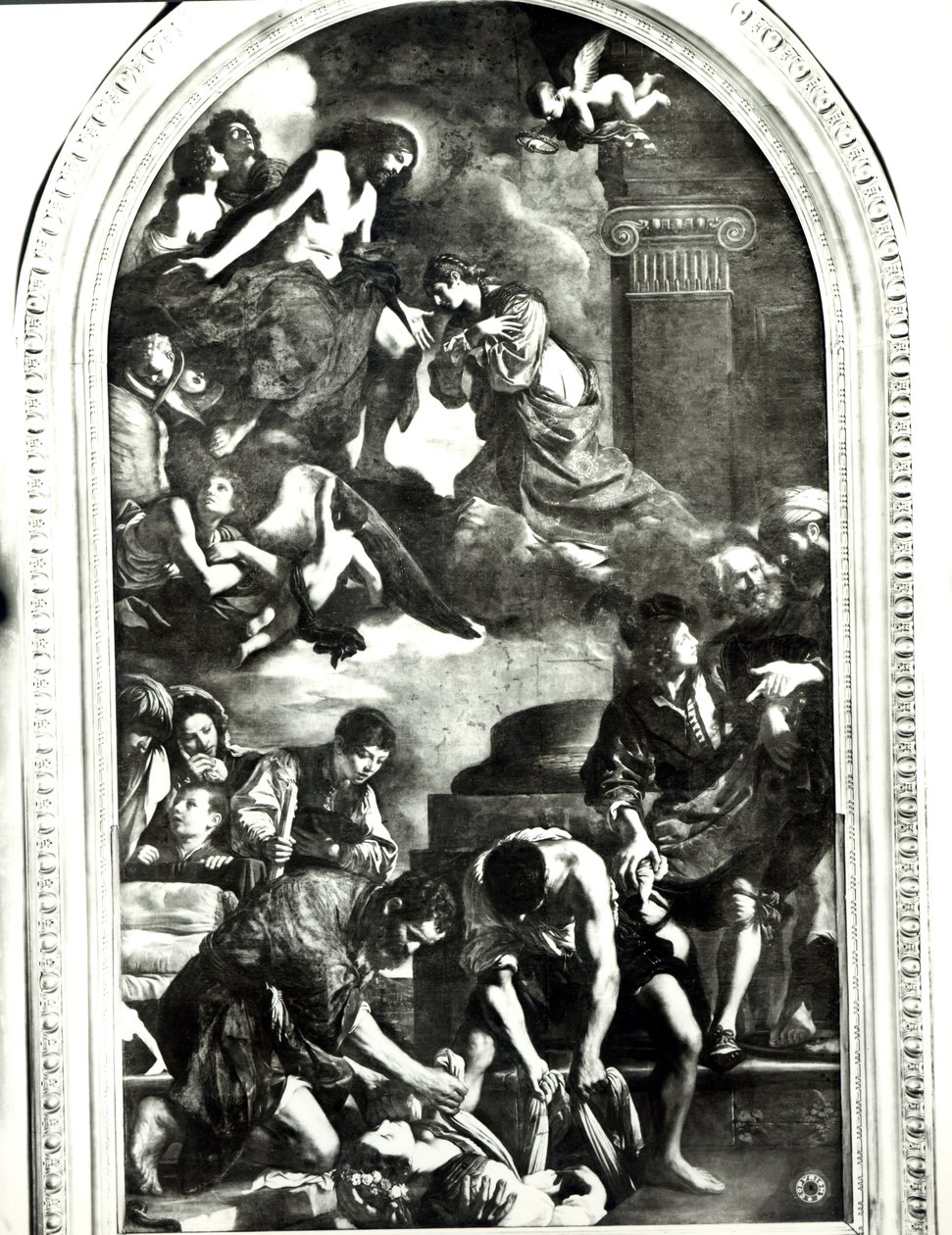 El Entierro de Santa Petronila de Giovanni Francesco Barbieri