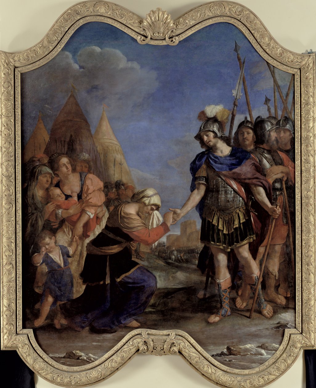 Volumnia ante Coriolano, 1643 de Giovanni Francesco Barbieri