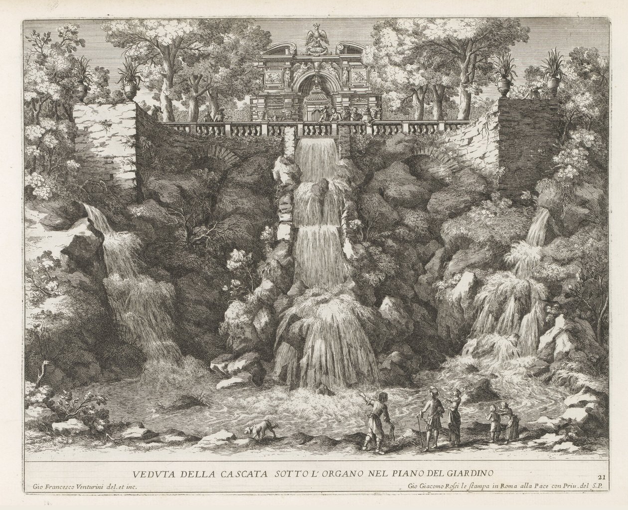 Cascada en Tuinen van de Villa d