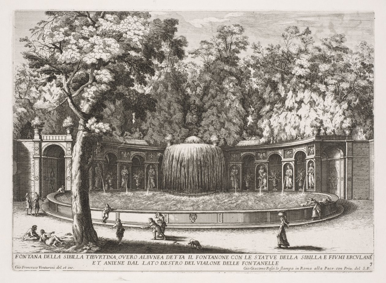 Fontana della Sibilla Tiburtina de Giovanni Francesco Venturini