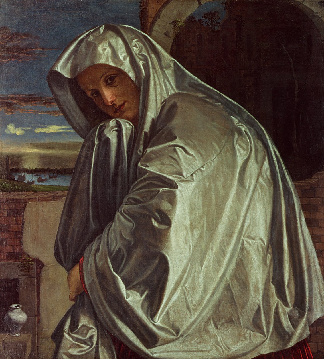 Santa María Magdalena acercándose al sepulcro de Giovanni Girolamo Savoldo